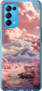 

Чехол Розовые облака для Oppo Find X3 Lite 1644890