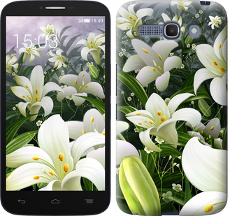 

Чехол Белые лилии для Alcatel One Touch POP C9 245971