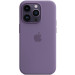 Уценка Чехол Silicone case (AAA) full with Magsafe для Apple iPhone 14 Pro (6.1") (Эстетический дефект / Фіолетовий / Iris)