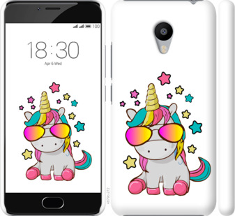

Чохол Єдиноріг в окулярах для Meizu M3s 911771
