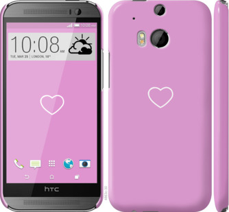 

Чохол Серце 2 на HTC One M8 912225