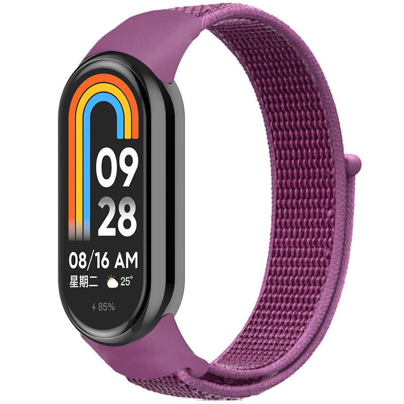 Ремешок Nylon New для Xiaomi Mi Band 8/9 (Purple)