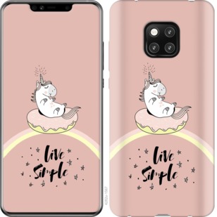 

Чехол Единорожка в пончике для Huawei Mate 20 Pro 719559