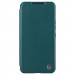 Шкіряний чохол (книжка) Nillkin Qin Pro Plain Camshield на Samsung Galaxy S23+ (Зелений)