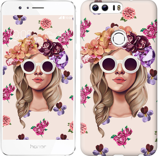 

Чохол Дівчина з квітами v2 для Huawei Honor 8 Pro 586796