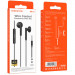 Купити Навушники Borofone BM82 Art music wire control (3.5mm/1.2m) (Black) на vchehle.ua