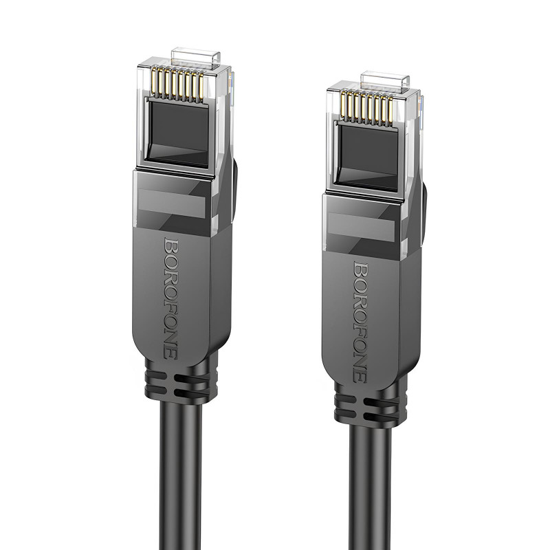 Кабель (патч-корд) Borofone BUS01 Category 6 Gigabit (8m)