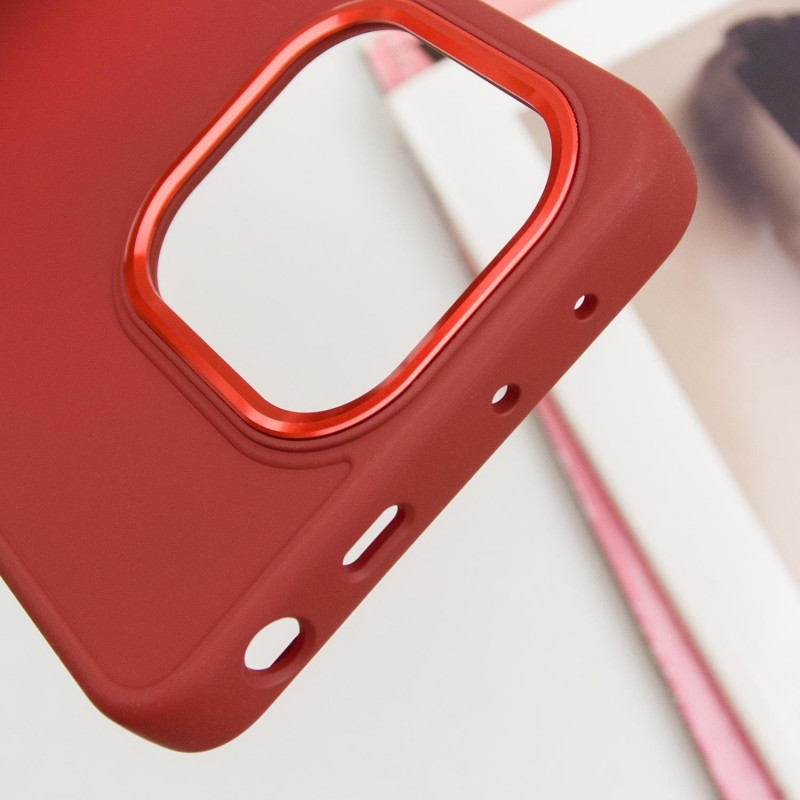 Купить TPU чехол Bonbon Metal Style для Xiaomi Redmi Note 13 4G (Красный / Red) на vchehle.ua