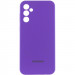 Чехол Silicone Cover Lakshmi Full Camera (AAA) with Logo для Samsung Galaxy S24 FE (Фиолетовый / Amethyst)