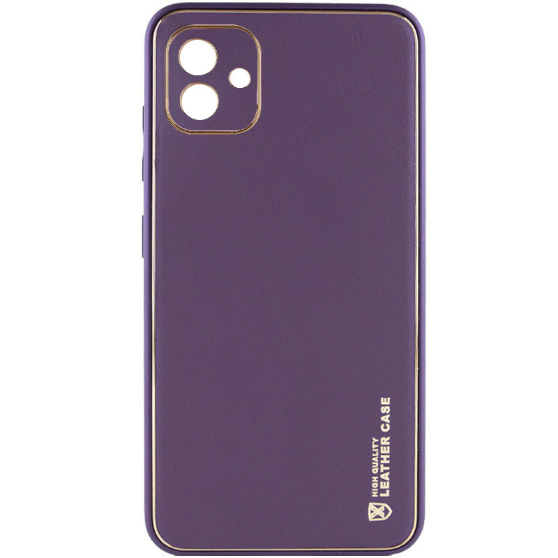 Шкіряний чохол Xshield на Samsung Galaxy A05 (Фіолетовий / Dark Purple)