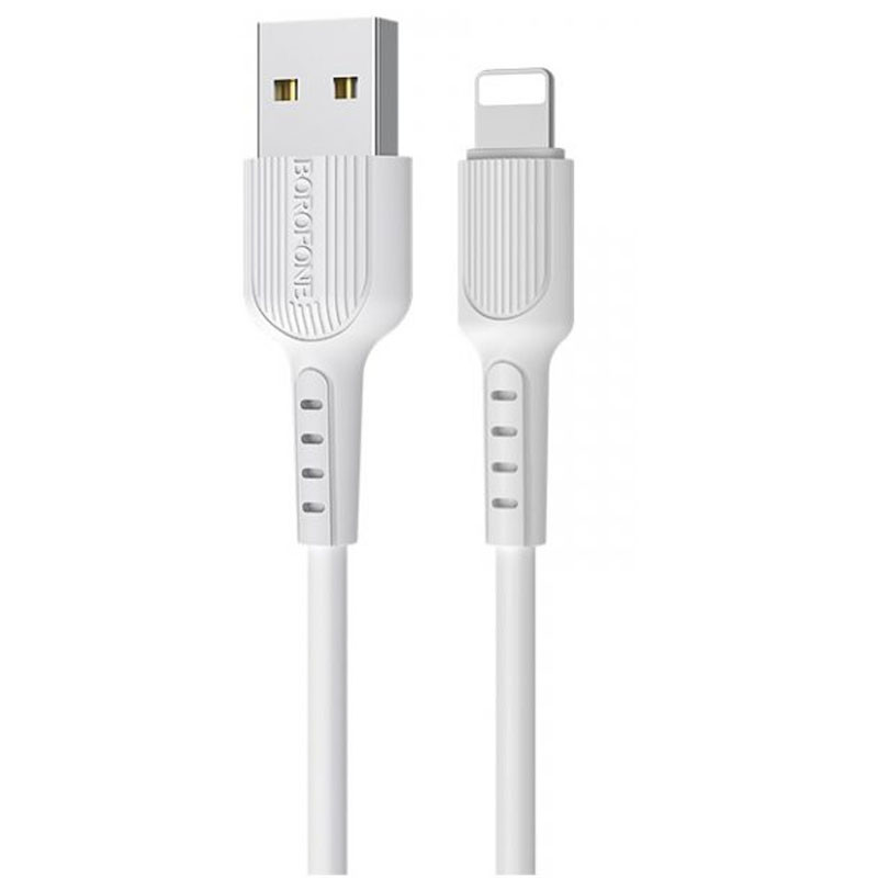 

Дата кабель Borofone BX16 USB to Lightning (1m) (Белый) 1482115