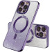 TPU чехол Delight case with Magnetic Safe с защитными линзами на камеру для Apple iPhone 11 Pro (5.8") (Фиолетовый / Purple)