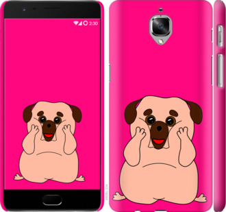 

Чохол Веселий мопс на OnePlus 3T 928754