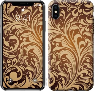 

Чехол Растительный узор для iPhone XS (5.8") 675055