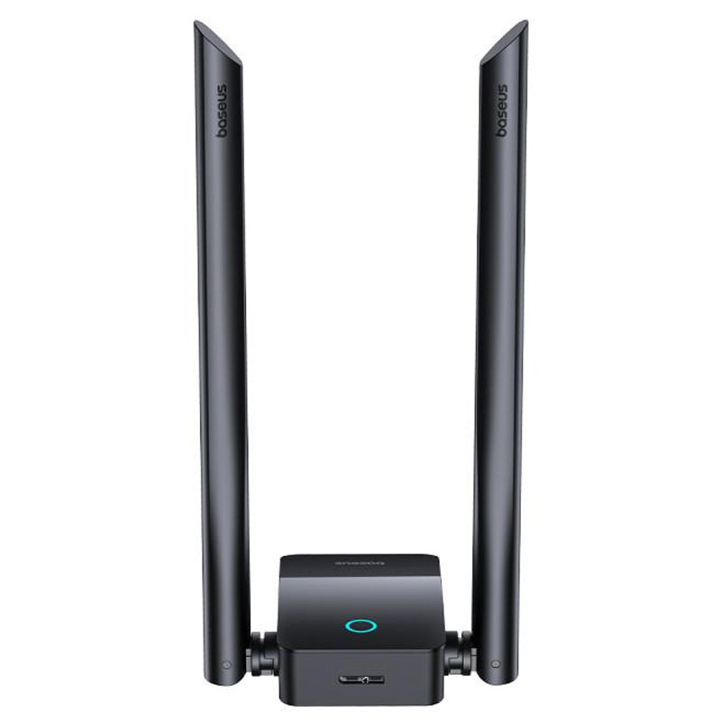 Фото WiFi адаптер Baseus FastJoy Series 1300Mbps (External Antenna) (B01317600111-05) (Cluster Black) в магазине vchehle.ua