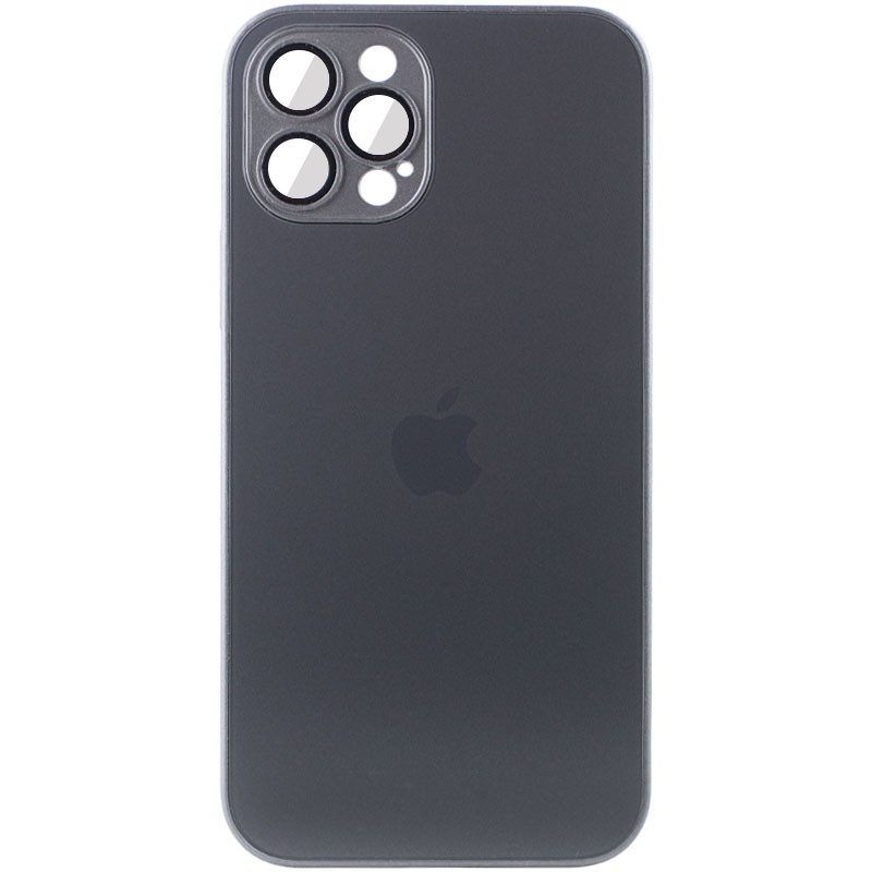 Чехол TPU+Glass Sapphire matte case для Apple iPhone 13 Pro (6.1") (Graphite Black)