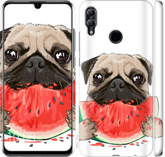 

Чехол Мопс и арбуз для Huawei Honor 10 Lite 843857