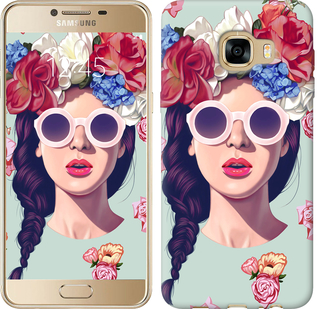 

Чехол Девушка с цветами для Samsung Galaxy C5 C5000 95569