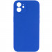 Чехол Silicone Case Full Camera Protective (AA) NO LOGO для Apple iPhone 12 (6.1") (Синий / Capri Blue)