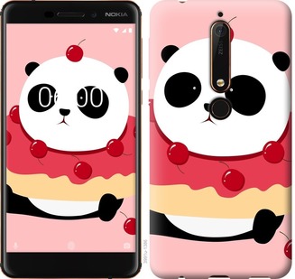 

Чехол Панда с пончиком для Nokia 6.1 689665