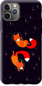 Чехол Лисички в космосе для iPhone 12 Pro