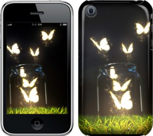 Чехол Бабочки для iPhone 3Gs