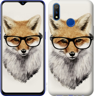

Чехол Лис в очках для Realme 3 Pro 918484
