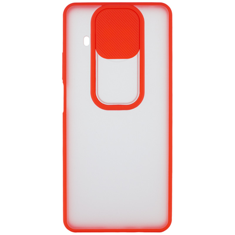 Фото Чехол Camshield mate TPU со шторкой для камеры для Xiaomi Mi 10T Lite / Redmi Note 9 Pro 5G (Красный) на vchehle.ua