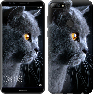 

Чехол Красивый кот для Huawei Y7 Prime (2018) 667257