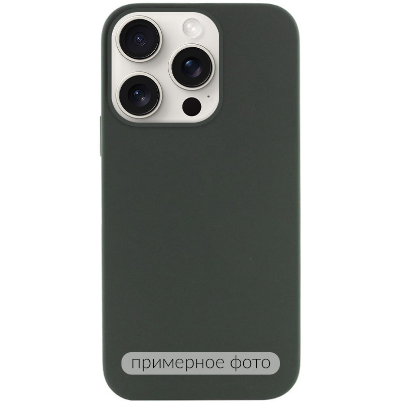 Чехол Silicone Case Full Protective (AA) NO LOGO для Apple iPhone 16e (6.1") (Зеленый / Cyprus Green)