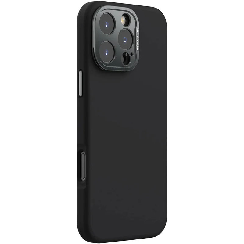 Фото Чохол Silicone Nillkin LensWing Prop Magnetic на Apple iPhone 16 Pro (6.3") (Чорний / Black) в маназині vchehle.ua