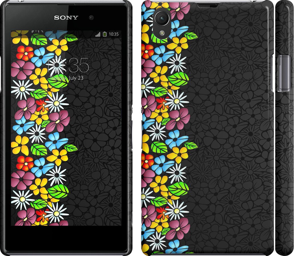 

Чохол квітковий орнамент на Sony Xperia Z1 C6902 102287