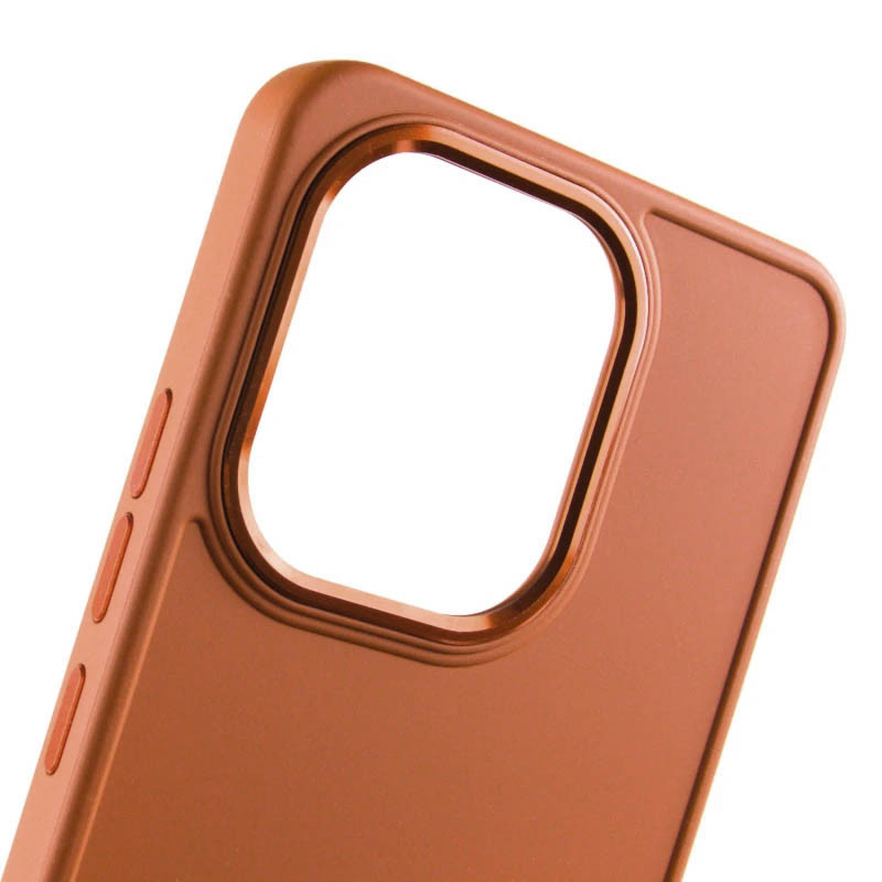 TPU чехол Bonbon Metal Style для Xiaomi Redmi Note 13 Pro 4G / Poco M6 Pro 4G (Оранжевый / Papaya) в магазине vchehle.ua
