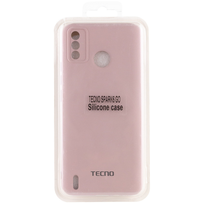 Замовити Чохол Silicone Cover My Color Full Camera (A) на TECNO Spark 6 Go (Рожевий / Pink Sand) на vchehle.ua