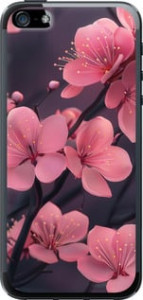 Чехол Пурпурная сакура для iPhone 5S