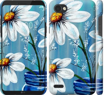 

Чехол Красивые арт-ромашки для LG Q6a 672775