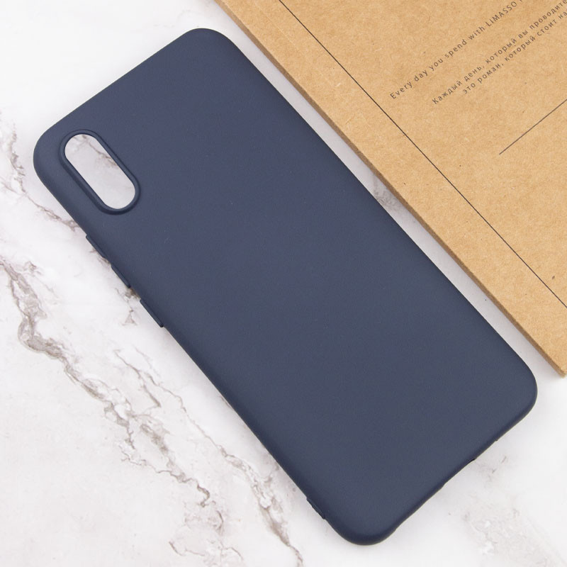 Чохол Silicone Cover Lakshmi (AA) на Xiaomi Redmi 9A (Синій / Midnight Blue) в магазині vchehle.ua