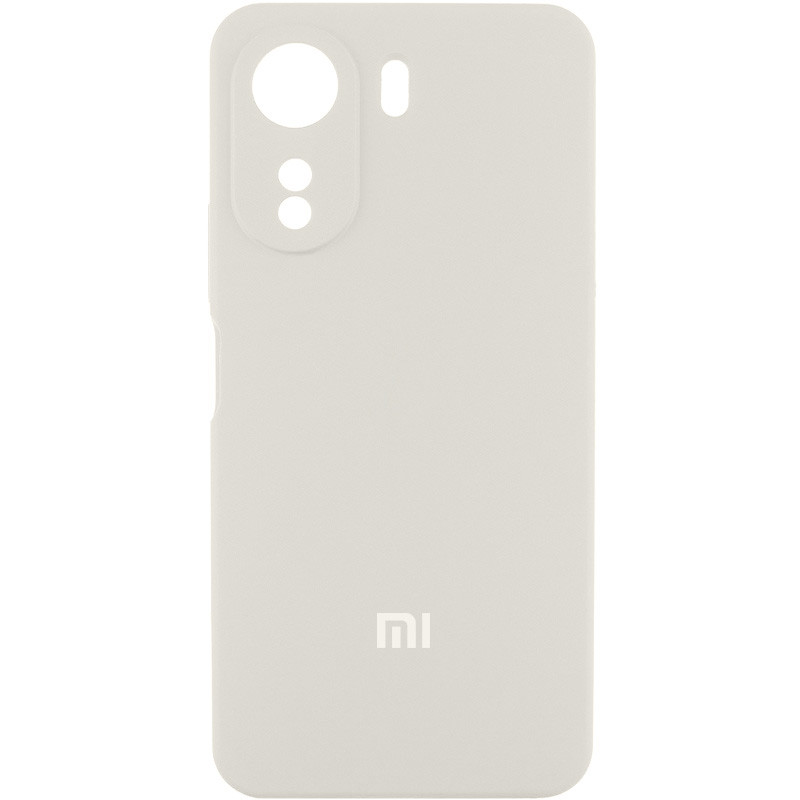 Чехол Silicone Cover Lakshmi Full Camera (AA) with logo для Xiaomi Redmi 13C / Poco C65 (Белый / White)