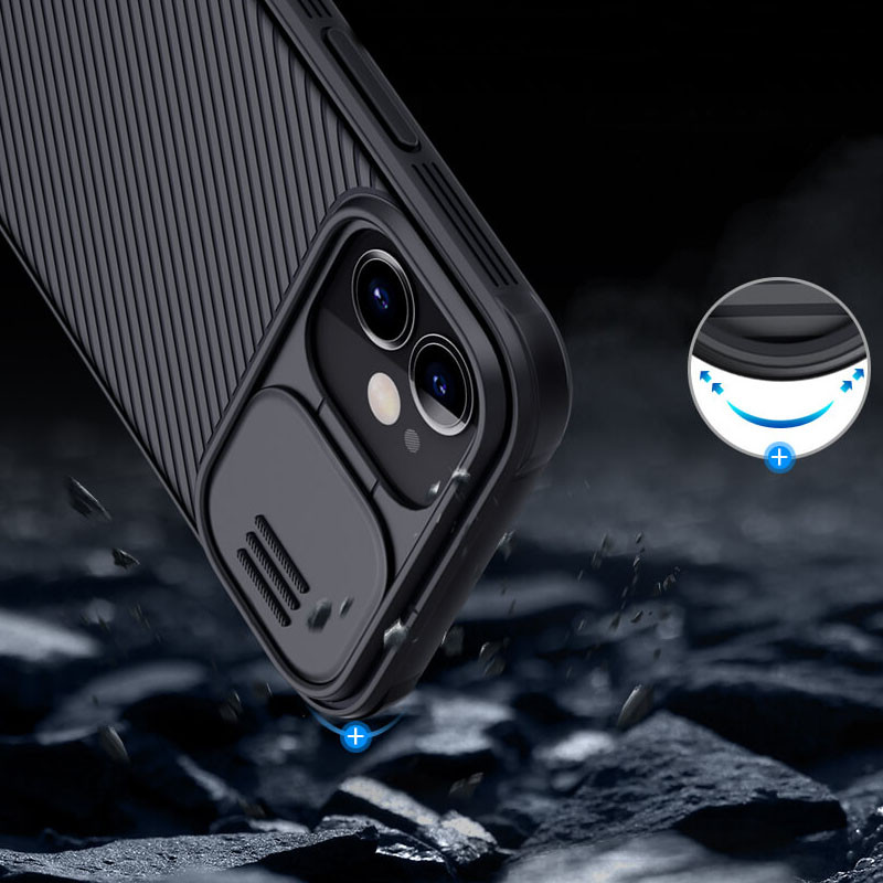 Карбонова накладка Nillkin CamShield Pro на Apple iPhone 11 (6.1") (Black) в магазині vchehle.ua