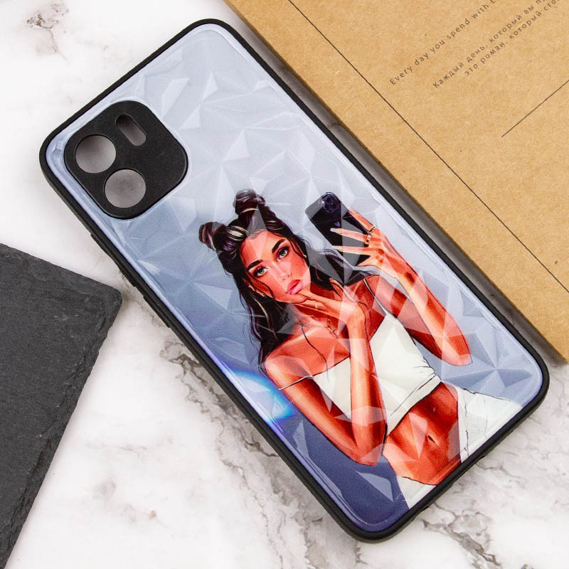 Фото TPU+PC чохол Prisma Ladies на Xiaomi Redmi A1 / A2 (Black in White) в маназині vchehle.ua