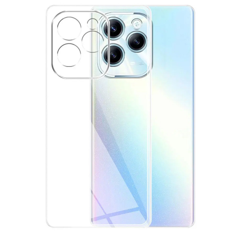 TPU чехол Epic Transparent 1,5mm Full Camera для Infinix Hot 40i / Spark Go 2024 / Spark 20 (Бесцветный (прозрачный))