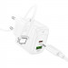 Купить СЗУ Hoco CS55A Surplus PD30W+QC3.0 (1USB-A/1C) + кабель Type-C to Lightning (White) на vchehle.ua