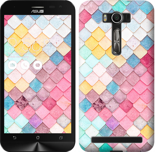 

Чехол Красочная черепица для Asus ZenFone 2 Laser ZE500KL 335370
