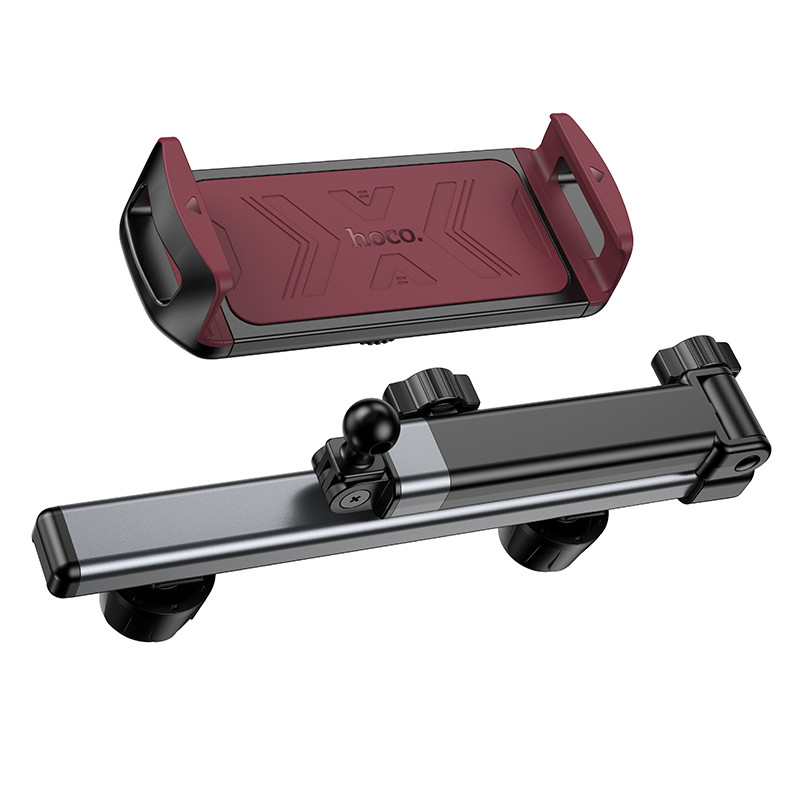 Автодержатель Hoco H69 Gamble telescopic на подголовник (Black / Red) в магазине vchehle.ua