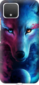 Чехол Арт-волк для Google Pixel 4
