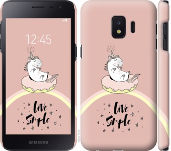 

Чехол Единорожка в пончике для Samsung Galaxy J2 Core 719190