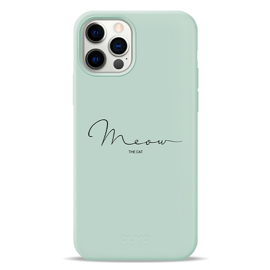 

Чехол Pump Silicone Minimalistic для iPhone 12 Pro (Meow Light Blue) 1159031