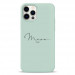 Чохол Pump Silicone Minimalistic на Apple iPhone 12 Pro / 12 (6.1") (Meow Light Blue)