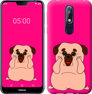 

Чохол Веселий мопс на Nokia 7.1 928718