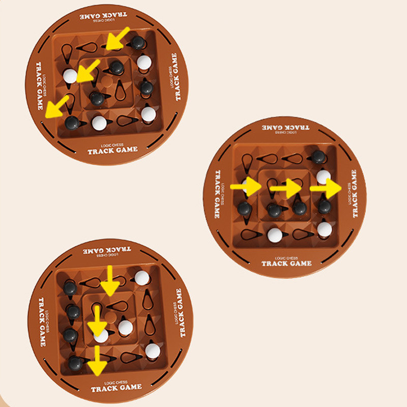 Фото Настільна інтерактивна ігра Ummi ME-155 Orbital Logic Chess (Brown) на vchehle.ua